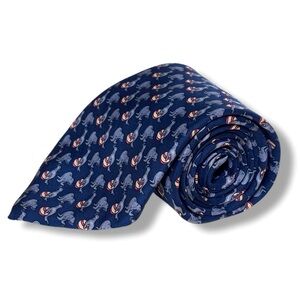 BROOKS BROTHERS Makers 100% Silk Tie Seals with Striped Balls